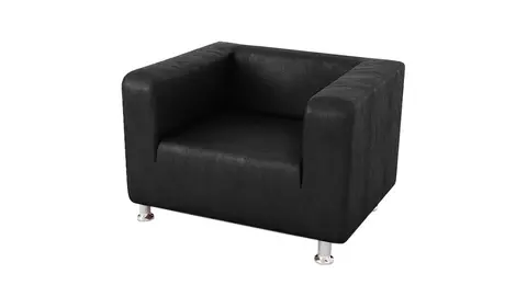 Fauteuil en simili cuir Scala