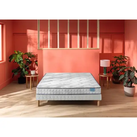 Ensemble Merinos Happy Lit - 100% Latex + Sommier Confort Ferme