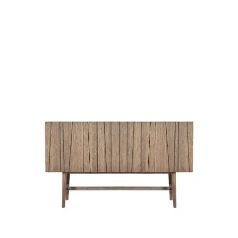 Table d'appoint Vass 60 180 dark smoked oak, support