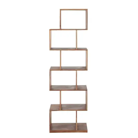 Étagère déstructurée en bois de sheesham massif, L55 cm