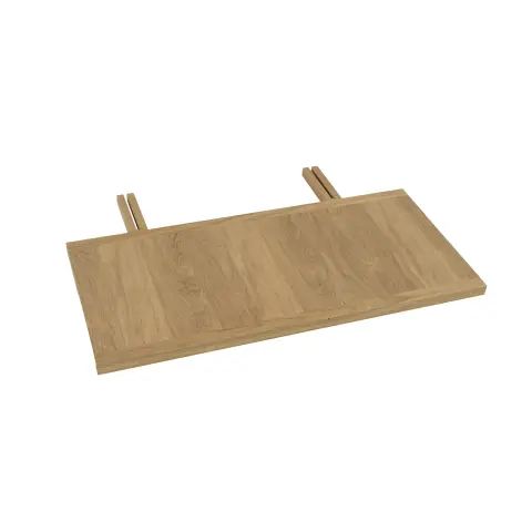 Table à manger Arv avec rallonge Chêne blanchi pigmenté, finition mate laquée