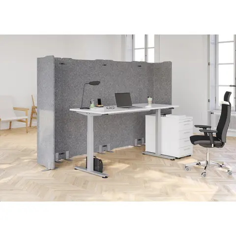 Caisson à tiroirs profondeur 80 cm Londonien — Blanc