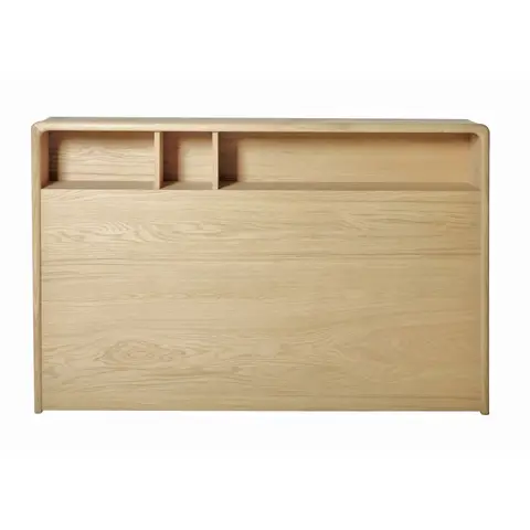 Tête de lit en chêne pour couchage 160 avec rangements