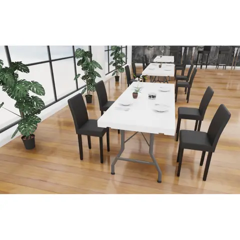 Chaise de restaurant hêtre massif et simili Clarisse (lot de 2) Chêne clair et — Chêne clair et gris