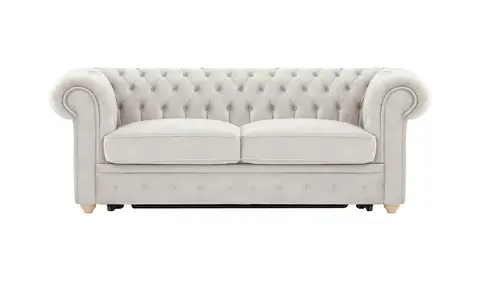 Chesterfield Max Borneo – Canapé trois places convertible avec sommier