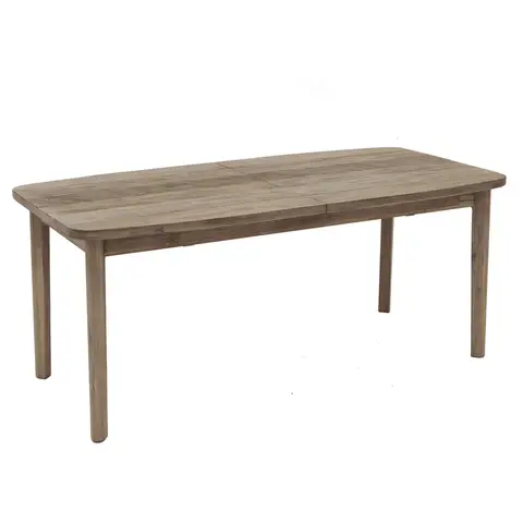 Table à manger extensible en acacia avec rallonges