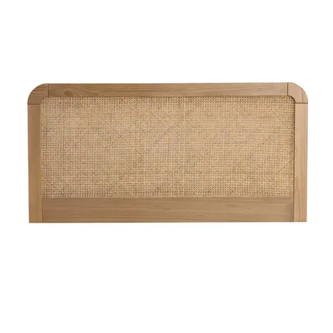 Tête de lit SMOOTHCLOUD 140 cm en cannage et bois