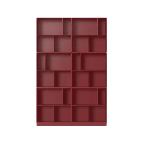 Étagère à livres Read Beetroot 165-avec plinthe de 7 cm