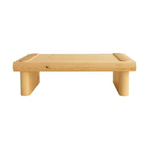 Table basse 004 Coffee Table Pin en huile-cire mat,