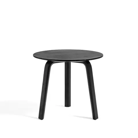 Table basse Bella Black oak, Ø45x39 cm