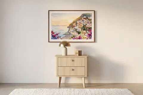 Elora - Table De Chevet Chêne clair 63 cm x 38 cm x 57 cm