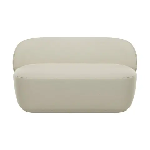 Canapé 2 places Kuon Boucla beige