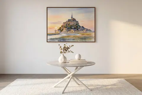 Toma - Table Basse Beige 80 cm x 80 cm x 45 cm