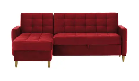 Canapé d’angle polyvalent avec fonction lit et coffre de rangement Velocity