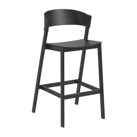 Tabouret de bar Cover Noir