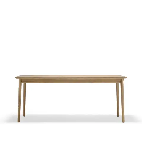 Table Prima Vista chêne huilé naturel--1 rallonge