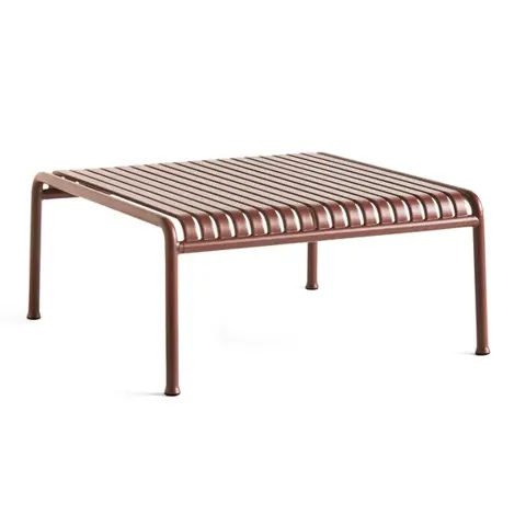 Palissade Low Table 81,5x86x38 cm Iron red