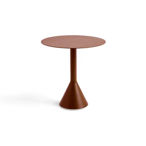 Table à café ronde Palissade Cone Iron red, Ø