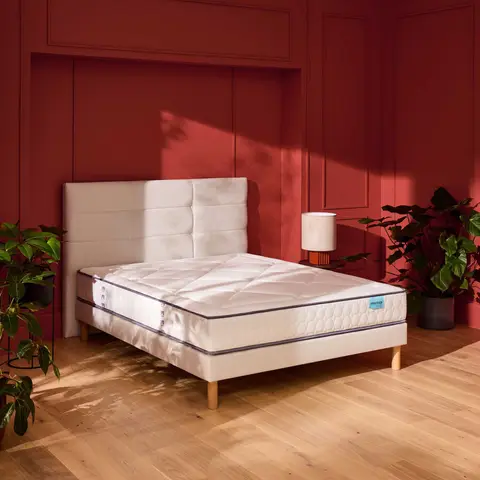 Matelas Merinos ressorts ensachés, mémoire de forme et latex Full Bed