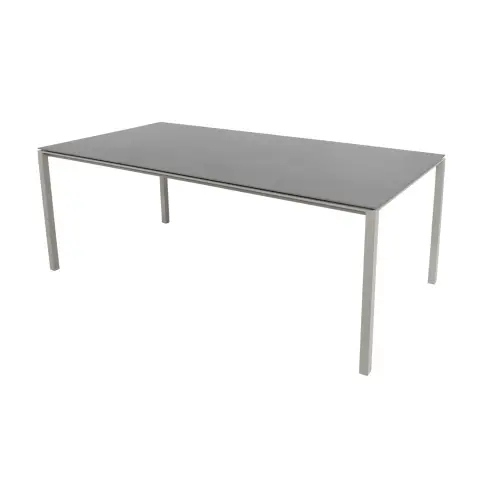 Table Pure Gris Basalt-taupe
