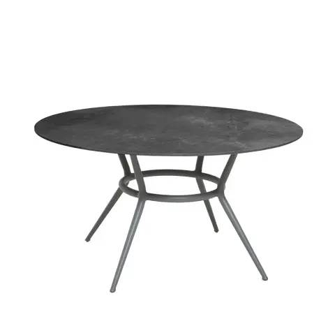Table à manger ronde Joy Fossil black-Light grey Ø