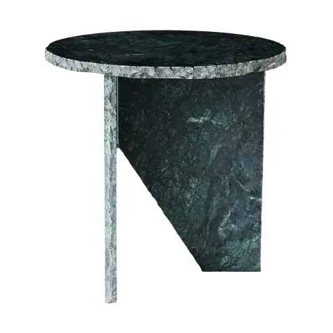 Table d'appoint Verde Ø Marbre vert