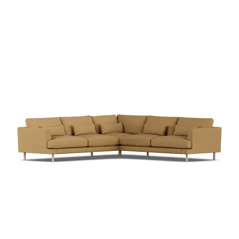 Canapé Bredhult Same Ochre 6676-chêne blanchi à l’huile, canapé d’angle F