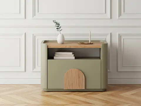 Table de chevet 1 tiroir ENYRA vert
