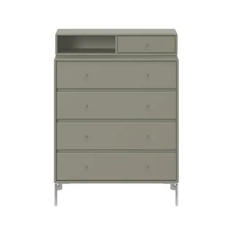 Commode Keep fennel 144, pieds chromés