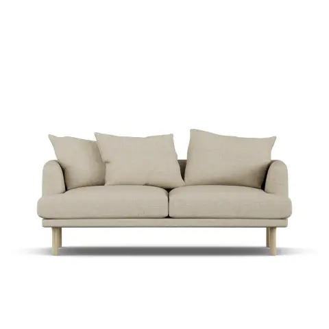 Canapé Sjövik Bern Beige 0341-chêne blanchi à l’huile, 2,5 places