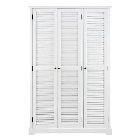 Armoire blanc mat, L130 cm