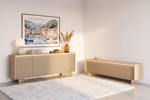 Ensemble meuble Gobi - Ensemble Buffet & TV 203 cm x 40 cm x 84 cm