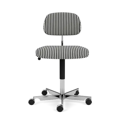 Chaise de bureau Kevi 2534U Stripe-aluminium