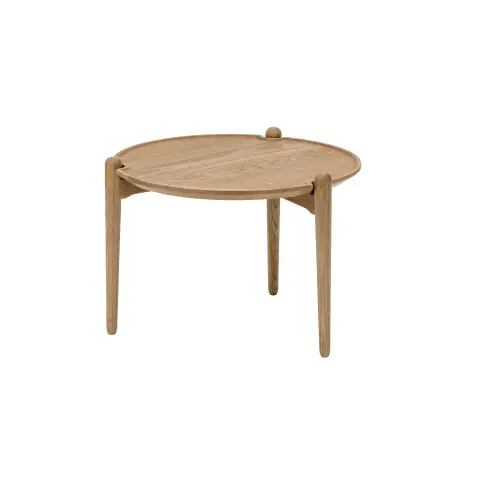 Table basse Aria Chêne, Ø50x37 cm