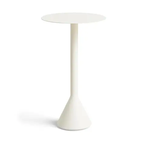 Table à café ronde Palissade Cone Cream white, Ø