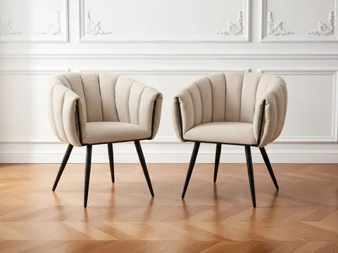 Lot de 2 chaises ADA texturé