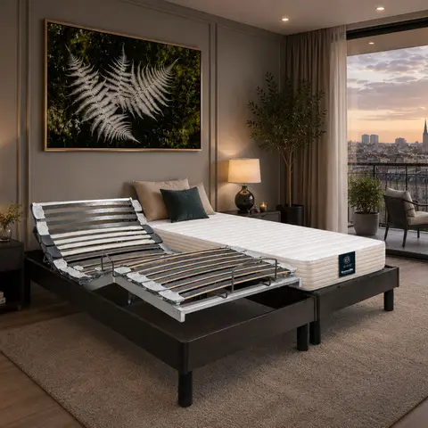 Matelas pour lit électrique 70x190 cm latex ferme Dunlopillo Hortense 2