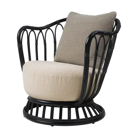 Fauteuil d'extérieur Grace Lorkey Limonta 41-43-black