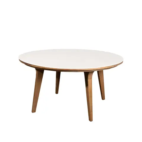 Table à manger Aspect ronde Travertine
