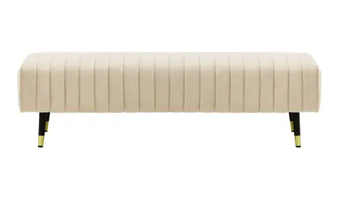 Pouf Slender avec coutures décoratives