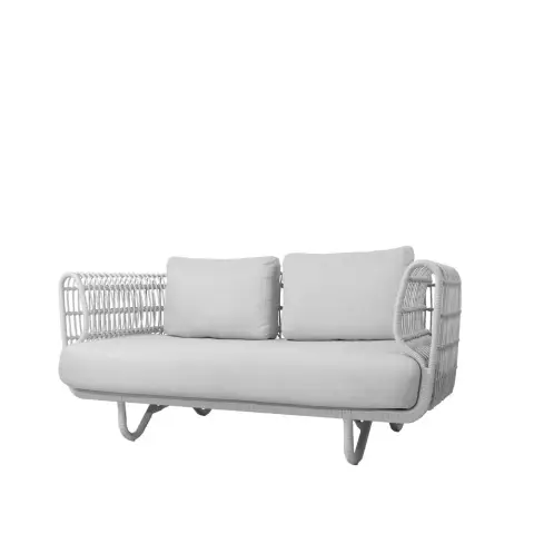 Canapé Nest 2 places White, Cane-Line Natté white