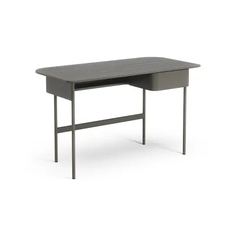 Bureau Luna avec tiroir Chêne gris