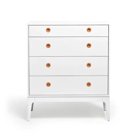Commode Höllviken Gris clair, 4 tiroirs