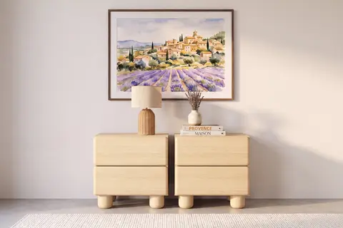 Lot Calanque - Table De Chevet 50 cm x 38 cm x 51 cm