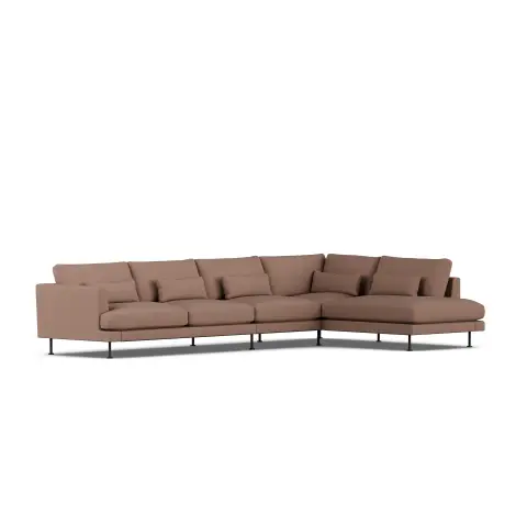 Canapé Bredhult Same Rust 6675-acier noir, 4 places B1
