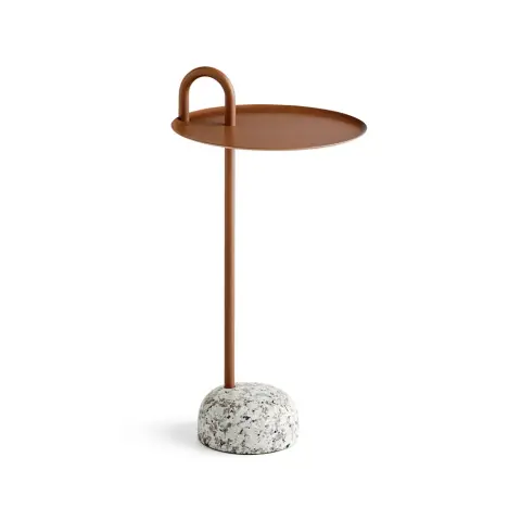 Table d'appoint Bowler Pale brown-granite