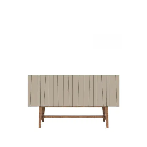 Table d'appoint Vass 60 180 Dark sand, dark smoked oak p6 support