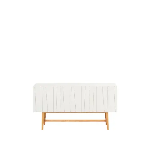Vass 40 135 table d'appoint white, chêne blanc p2 support