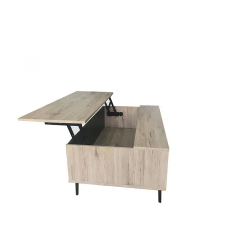 Table basse ajustable style scandinave chêne/anthracite Mayline Chêne/anthracite — Chêne